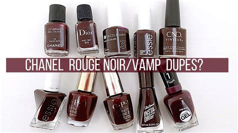 chanel nail polish dupes|chanel's vamp nails.